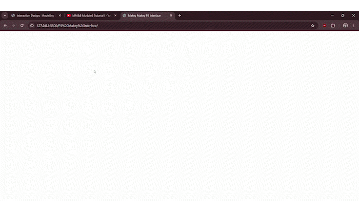 Module 3 tutorial 1 exploration and experimentation with p5.js sketch3.js code.