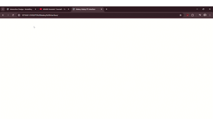 Module 3 tutorial 1 exploration and experimentation with p5.js sketch3.js code.