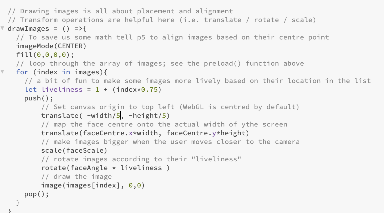 Exploration and experimentation with blazeface p5.js.